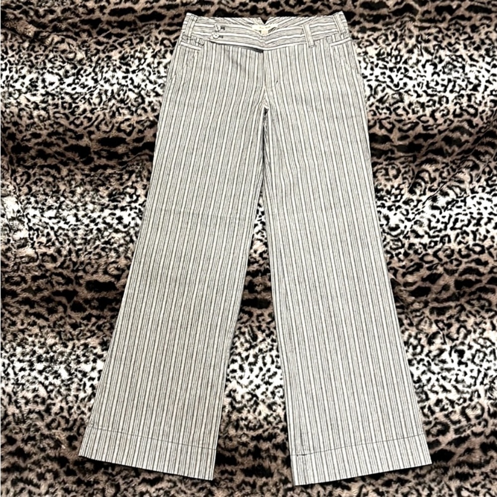 NWT Free People Pinstriped Flare Trousers size 4